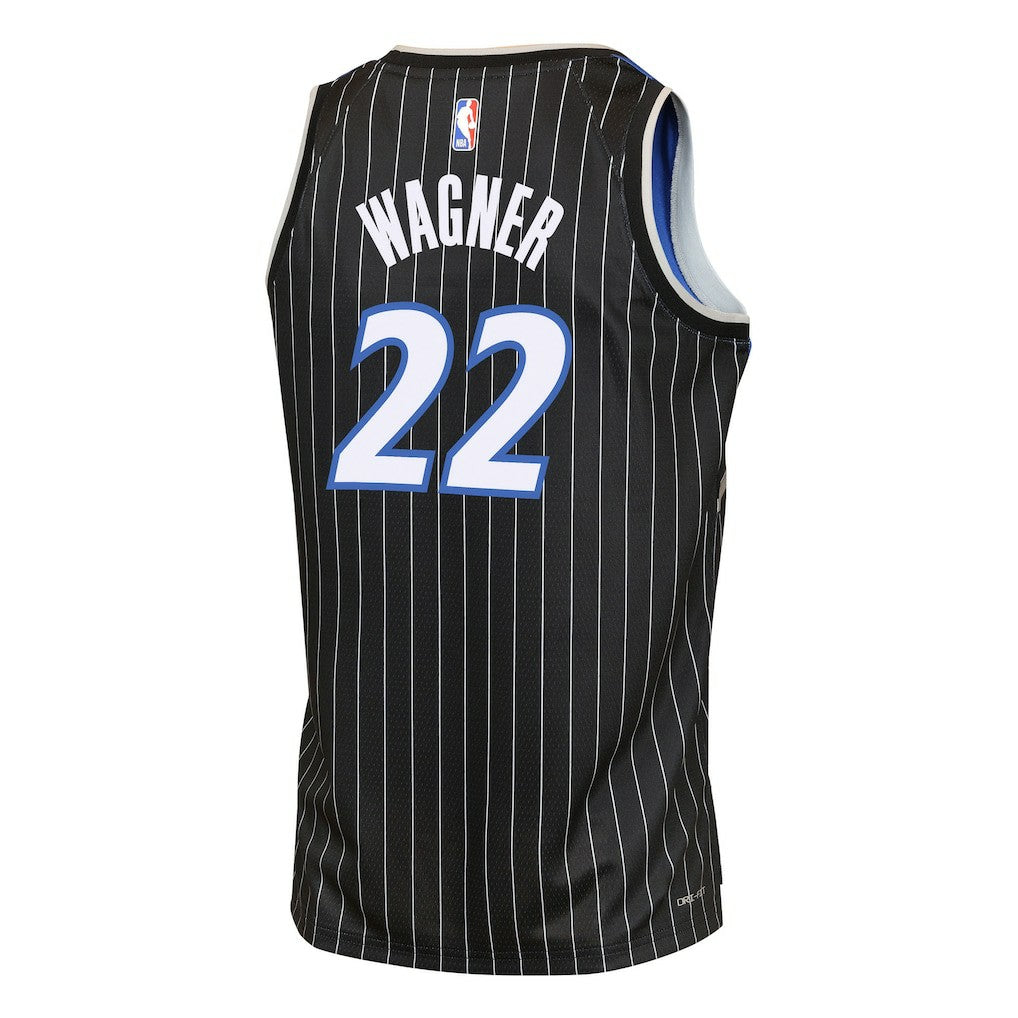 Franz Wagner Orlando Magic Jordan Brand Youth Swingman Jersey Statement Edition Black - NBA