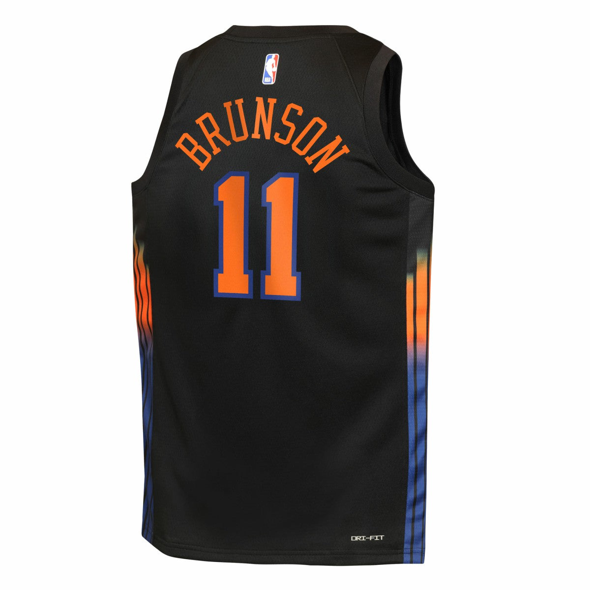 Jalen Brunson New York Knicks Jordan Brand Youth Swingman Jersey Statement Edition Black - NBA