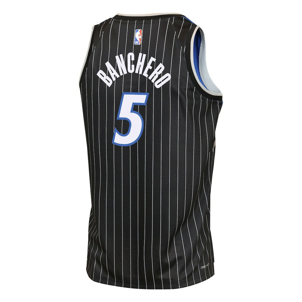 Paolo Banchero Orlando Magic Jordan Brand Youth Swingman Jersey Statement Edition Black - NBA