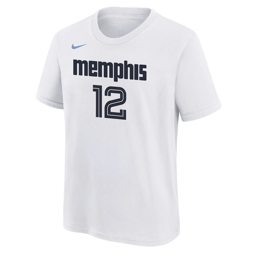 Ja Morant Memphis Grizzlies Youth 2025/26 City Edition Name & Number T-Shirt White - NBA