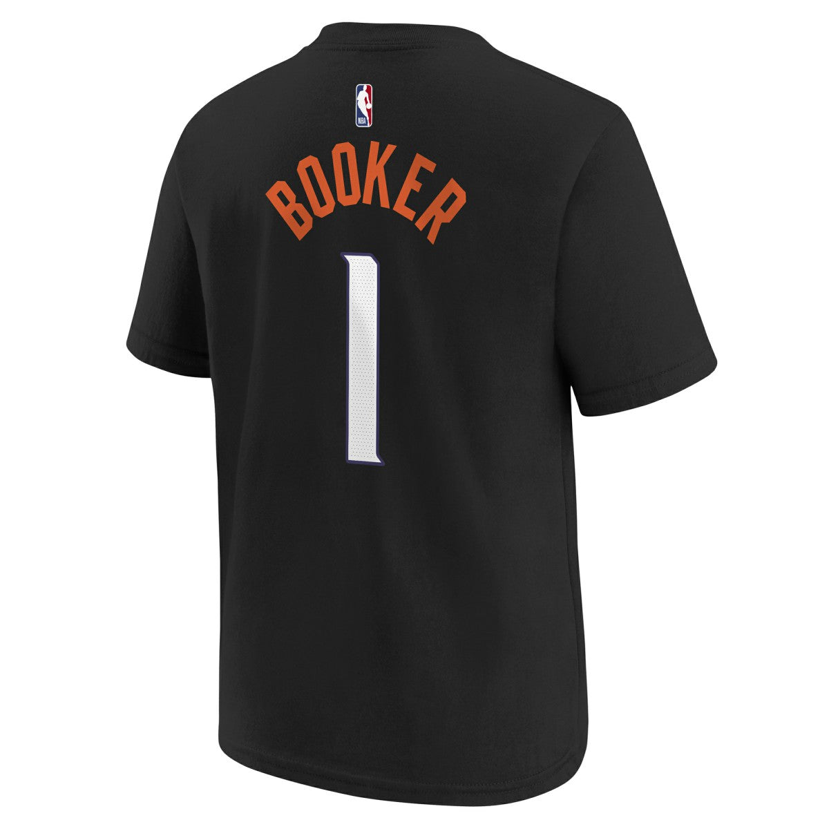 Devin Booker Phoenix Suns Youth 2025/26 City Edition Name & Number T-Shirt Black - NBA