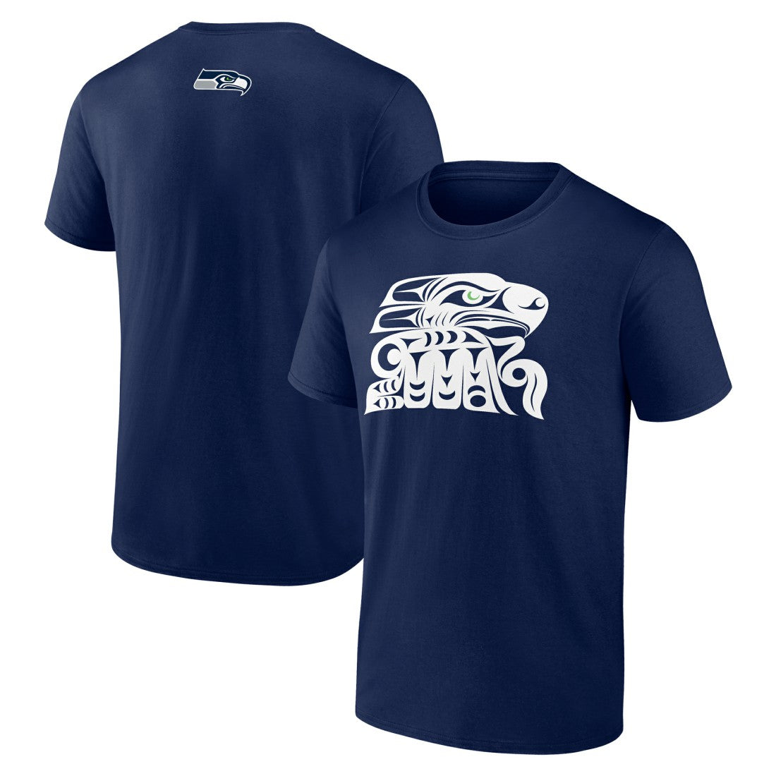 Seattle Seahawks Muckleshoot Tribe T-Shirt College Navy | NFL