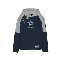 Dallas Cowboys New Era Combine Authentic Color Block Raglan Pullover Hoodie Navy | NFL