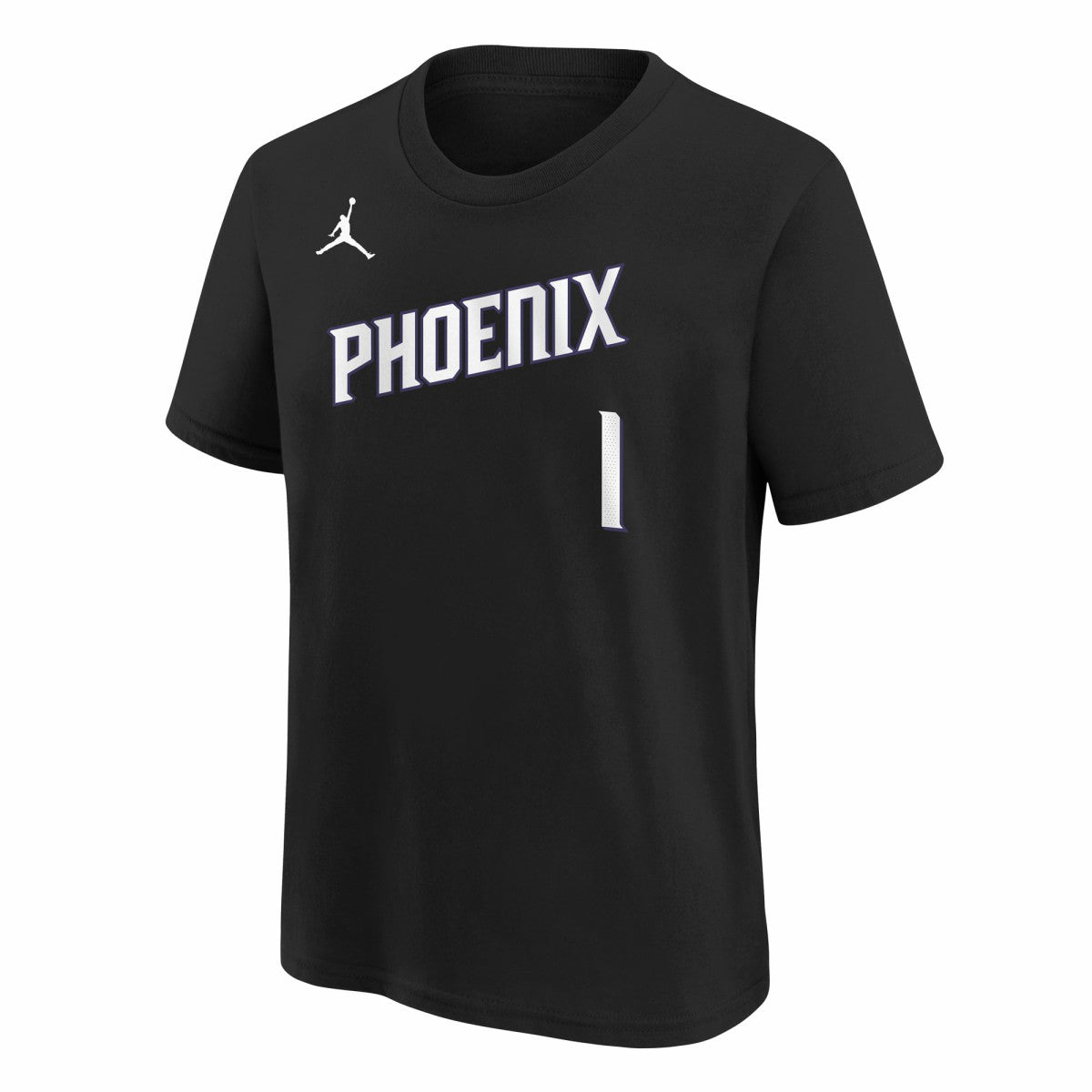 Devin Booker Phoenix Suns Jordan Brand Youth Statement Edition Name & Number T-Shirt Black - NBA