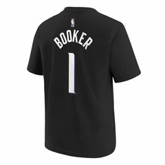 Devin Booker Phoenix Suns Jordan Brand Youth Statement Edition Name & Number T-Shirt Black - NBA
