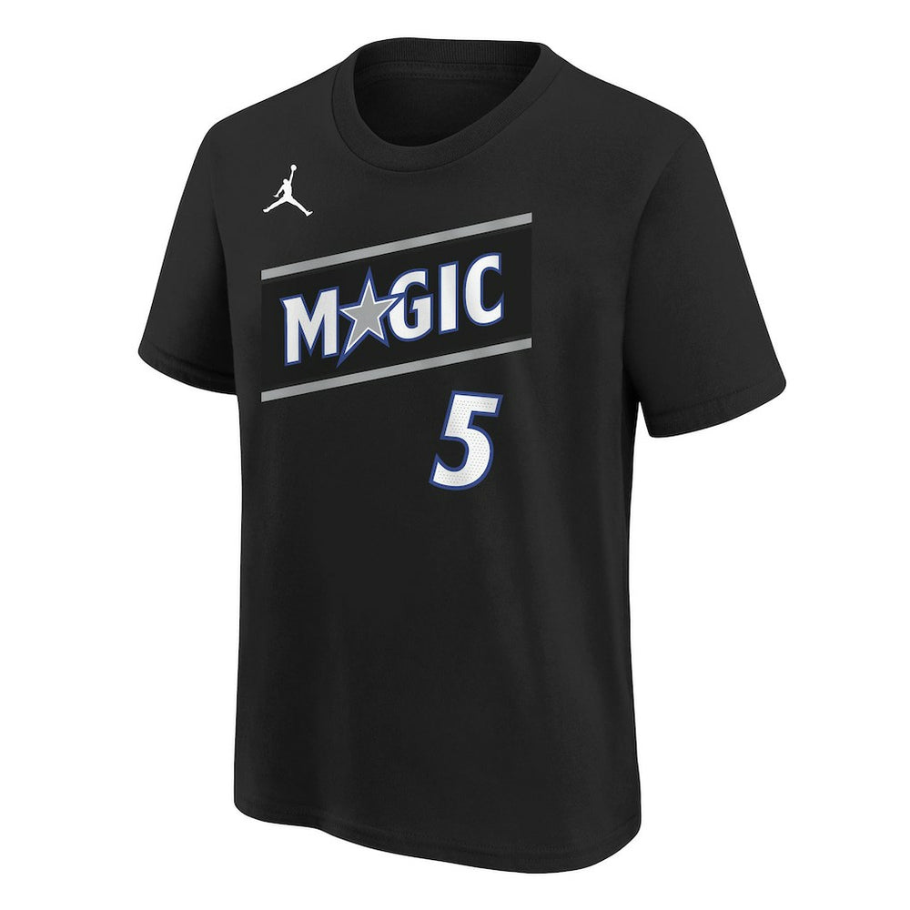 Paolo Banchero Orlando Magic Jordan Brand Youth Statement Edition Name & Number T-Shirt Black - NBA