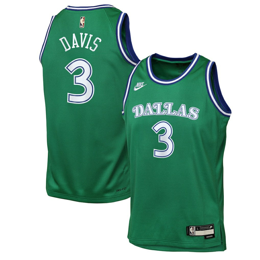 Anthony Davis Dallas Mavericks Youth Swingman Jersey Classic Editi- Green - NBA