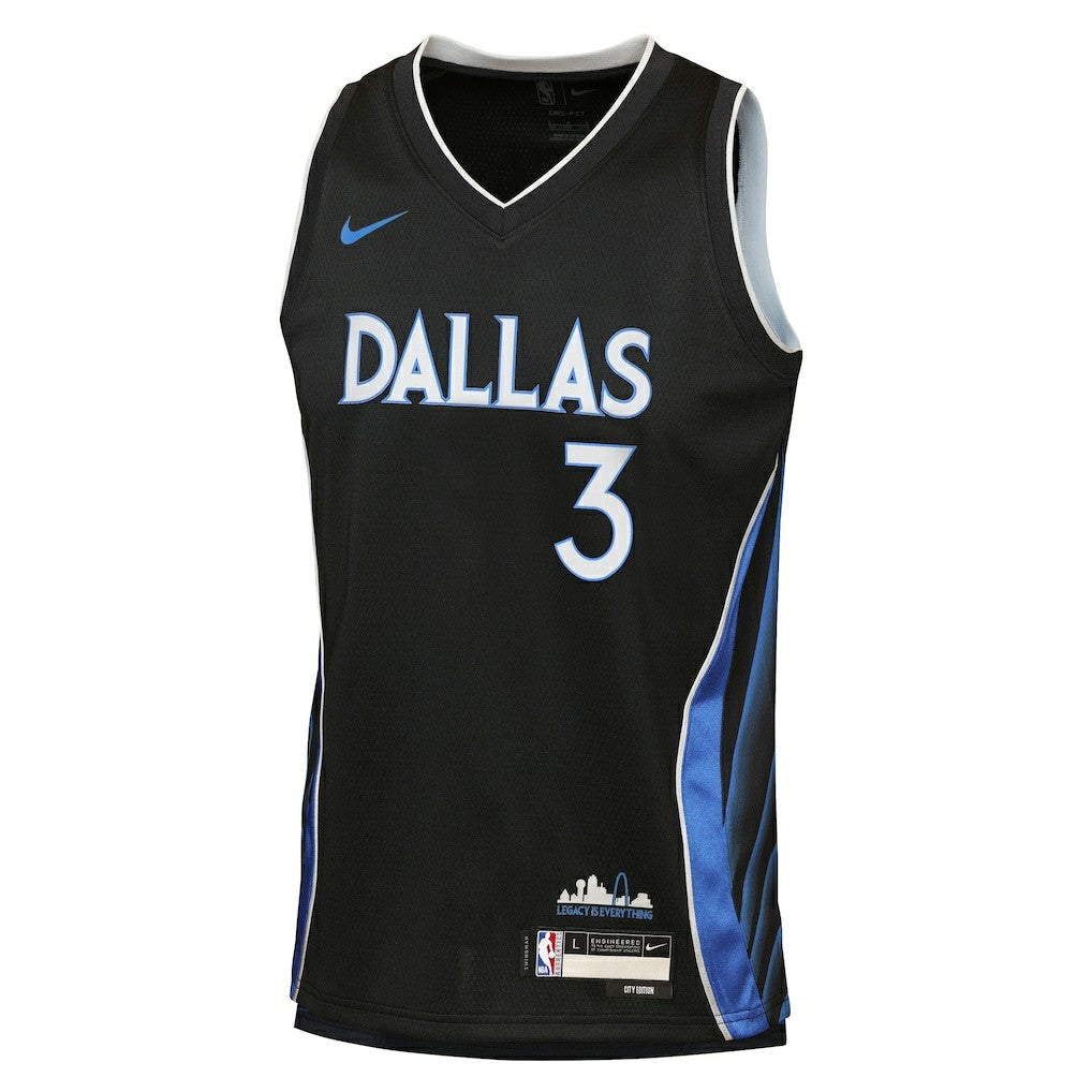 Anthony Davis Dallas Mavericks Youth 2025/26 City Edition Swingman Jersey Black - NBA