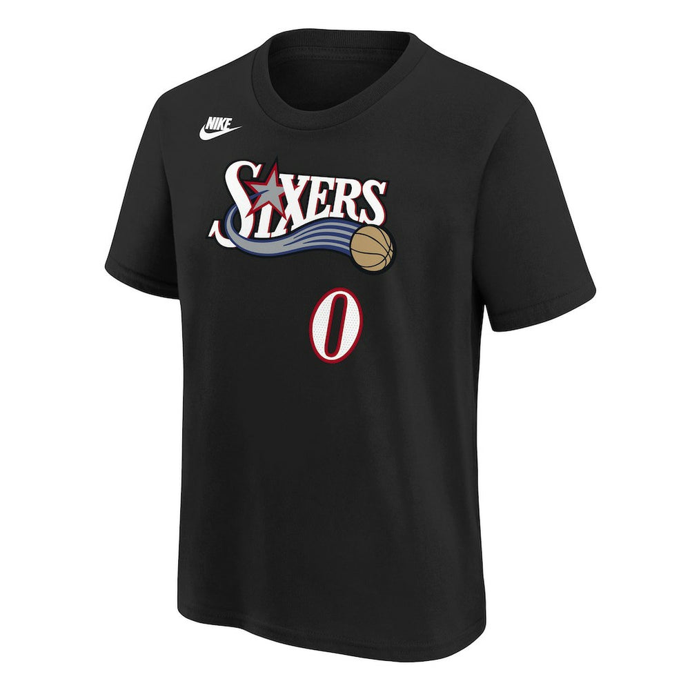 Tyrese Maxey Philadelphia 76ers Youth Name & Number T-Shirt Classic Edition Black - NBA