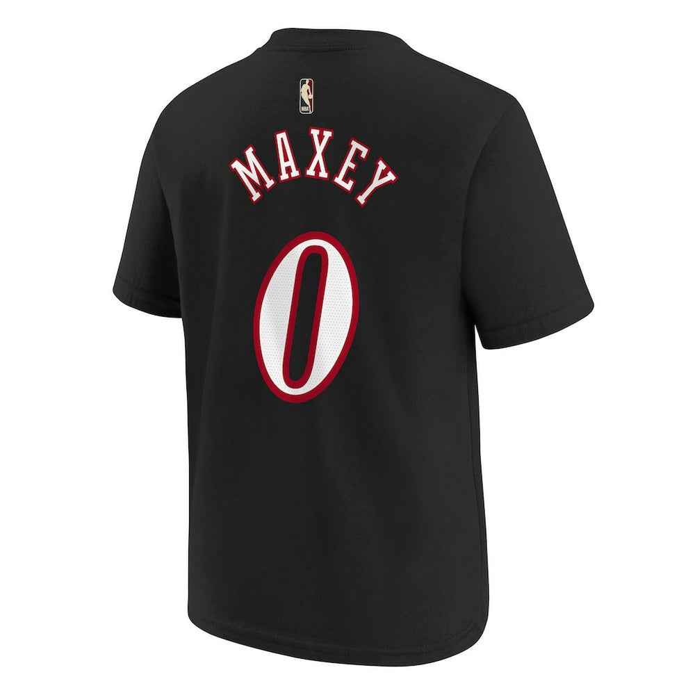 Tyrese Maxey Philadelphia 76ers Youth Name & Number T-Shirt Classic Edition Black - NBA