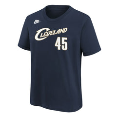 Donovan Mitchell Cleveland Cavaliers Youth Name & Number T-Shirt Classic Editi- Navy - NBA