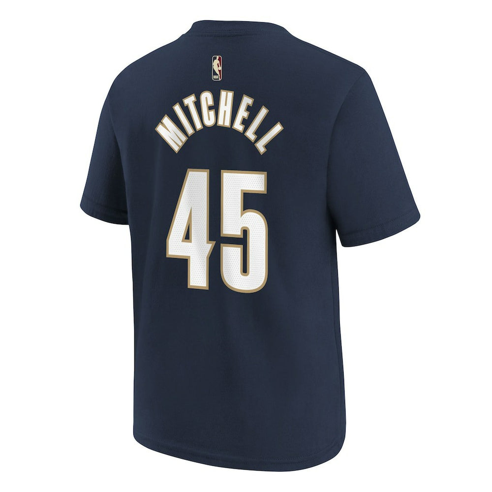 Donovan Mitchell Cleveland Cavaliers Youth Name & Number T-Shirt Classic Editi- Navy - NBA