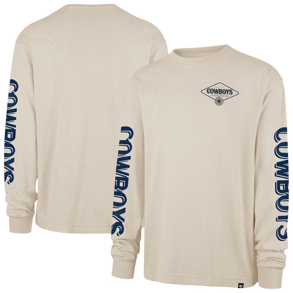 Dallas Cowboys '47 Cairn Ravine Foundation Long Sleeve T-Shirt Tan | 47 brand