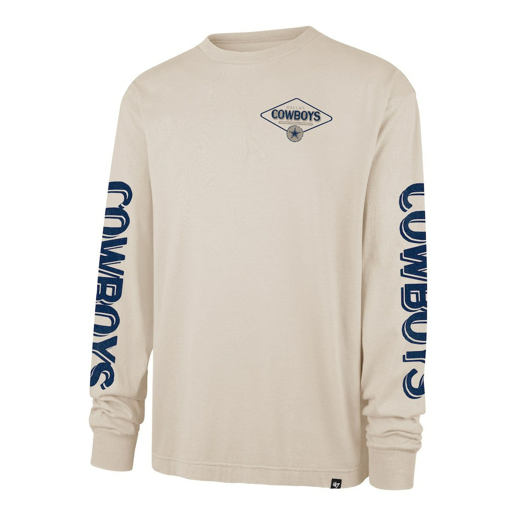 Dallas Cowboys '47 Cairn Ravine Foundation Long Sleeve T-Shirt Tan | 47 brand