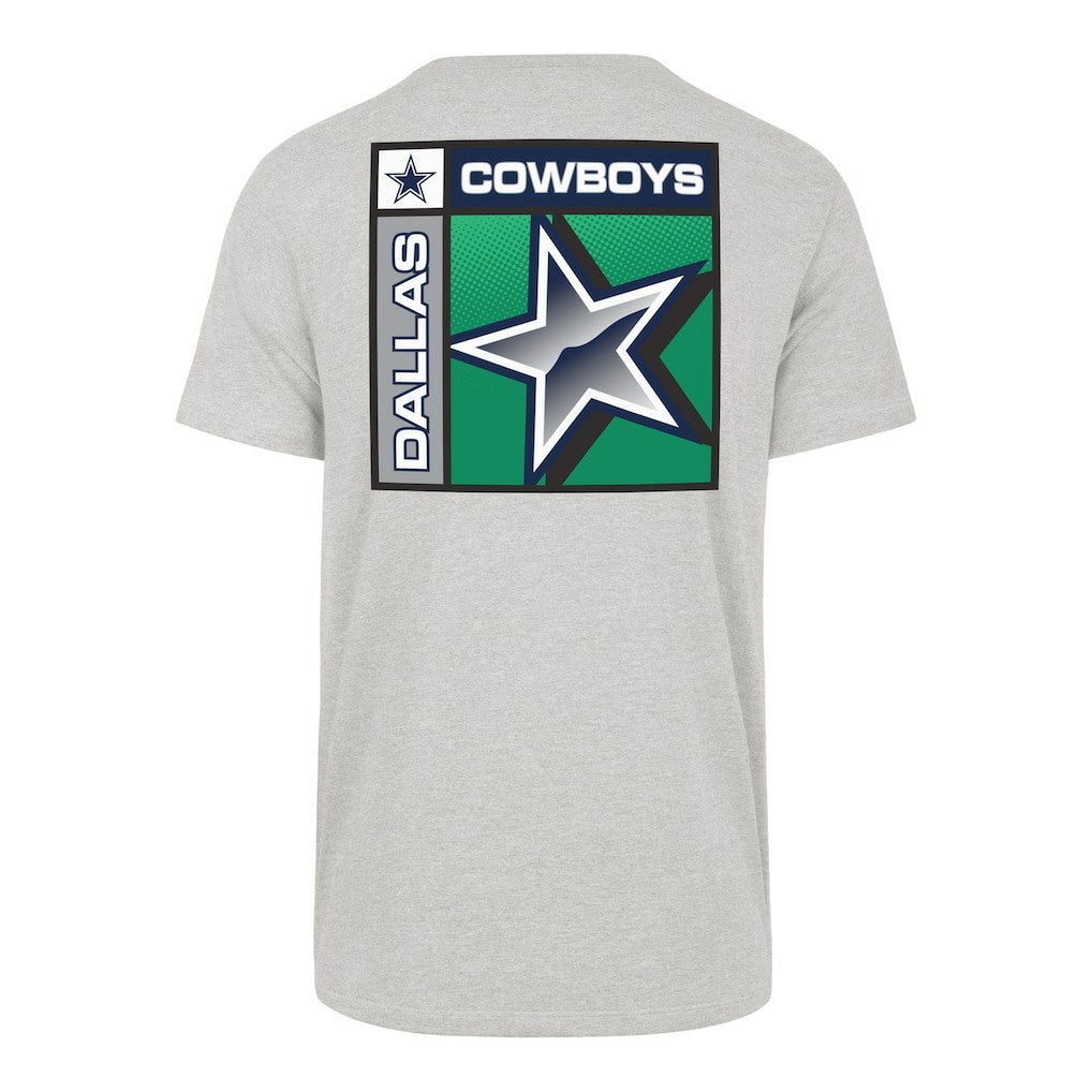 Dallas Cowboys '47 Chrome Plate Franklin T-Shirt Heather Gray | 47 brand