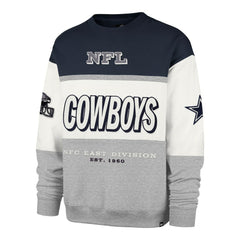 Dallas Cowboys '47 Breeze Maximalist Sweatshirt Navy/Gray | 47 brand