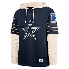 Dallas Cowboys '47 Split Zone Cornerback Duo Hoodie Navy | 47 brand