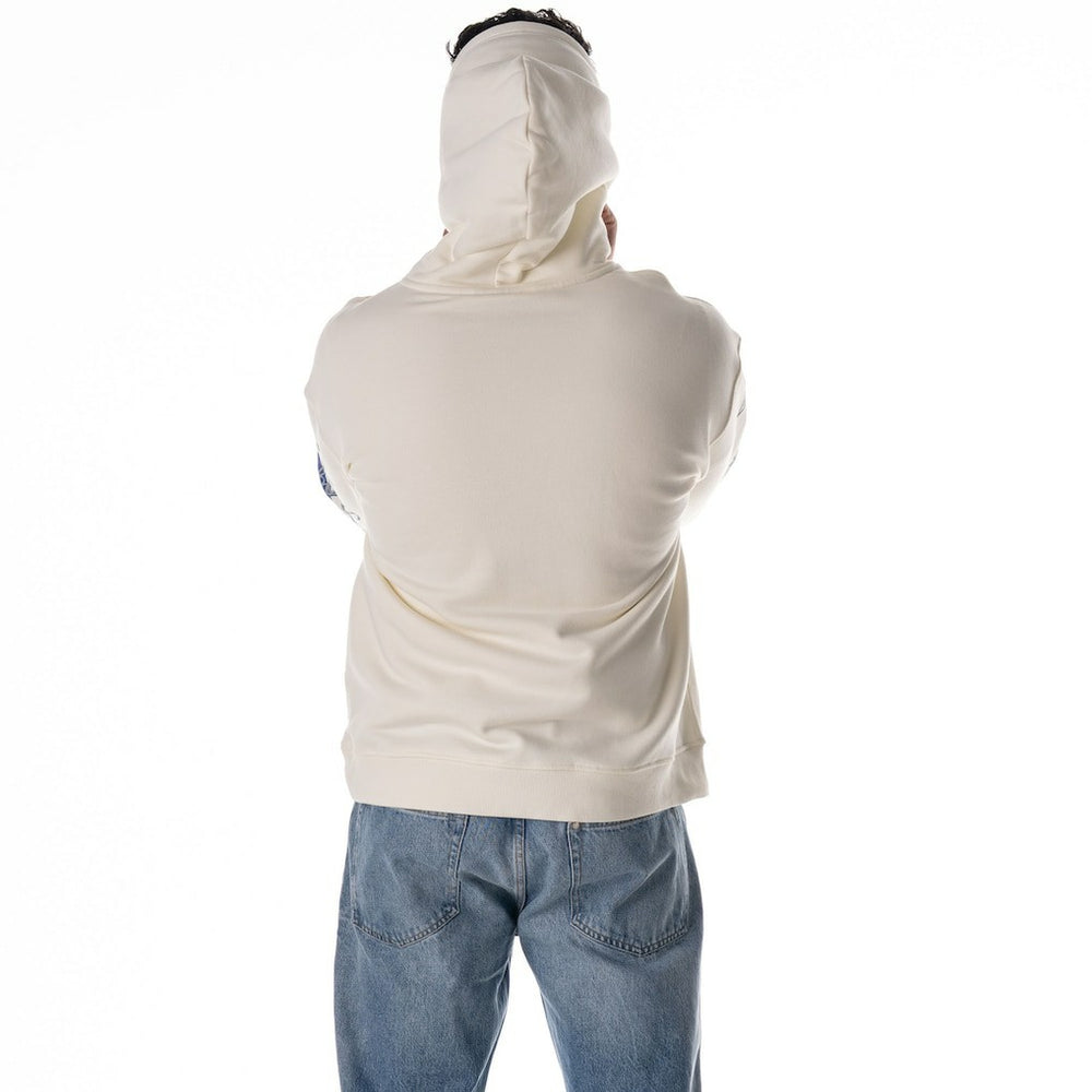 Dallas Cowboys The Wild Collective Unisex Stacked Graphic Sleeve Fleece Hoodie White | NFL