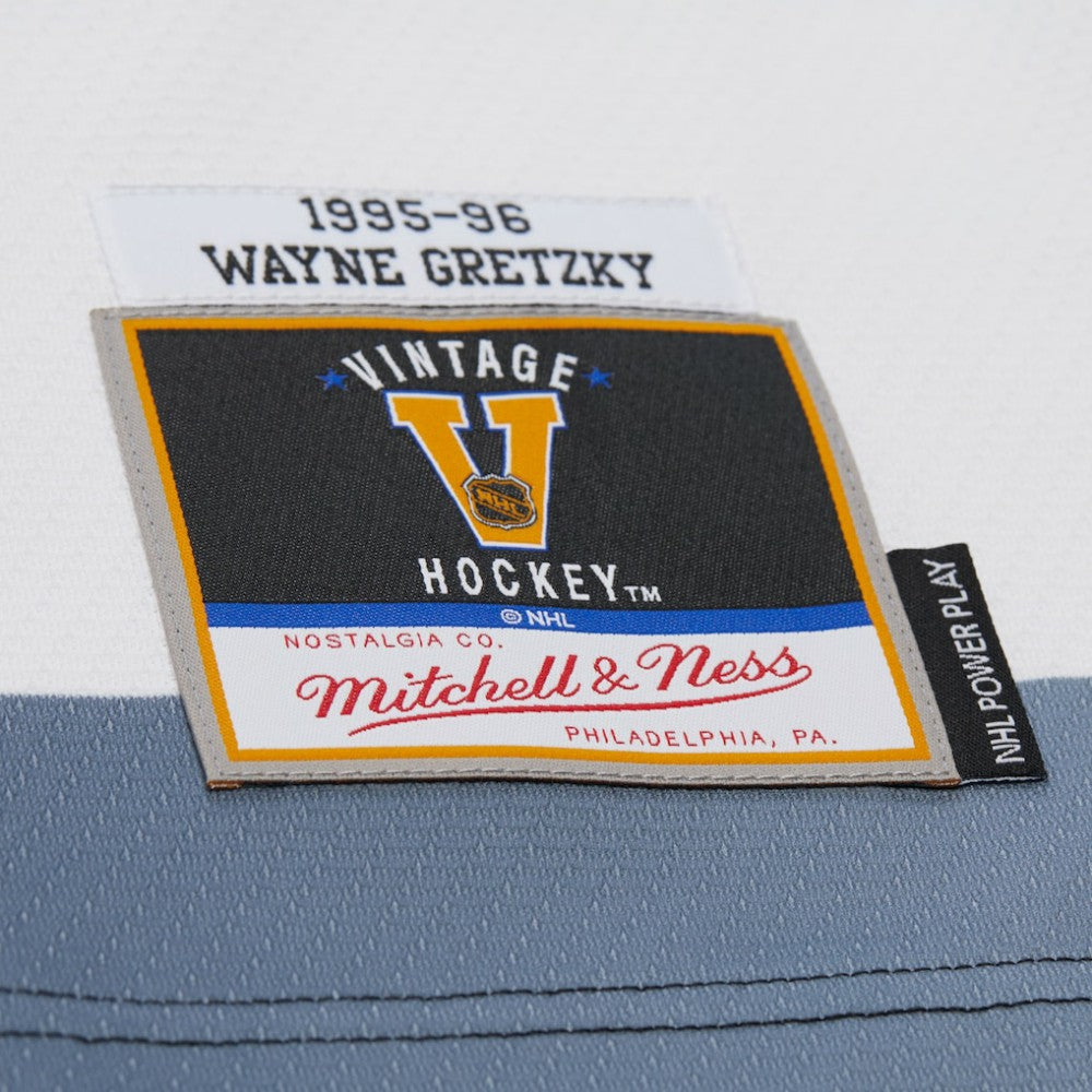 Wayne Gretzky Los Angeles Kings Mitchell & Ness Big & Tall 1995-96 Blue Line 2.0 Jersey - White - NHL