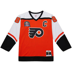 Eric Lindros Philadelphia Flyers Mitchell & Ness Big & Tall 1996-97 Blue Line 2.0 Jersey - Orange - NHL
