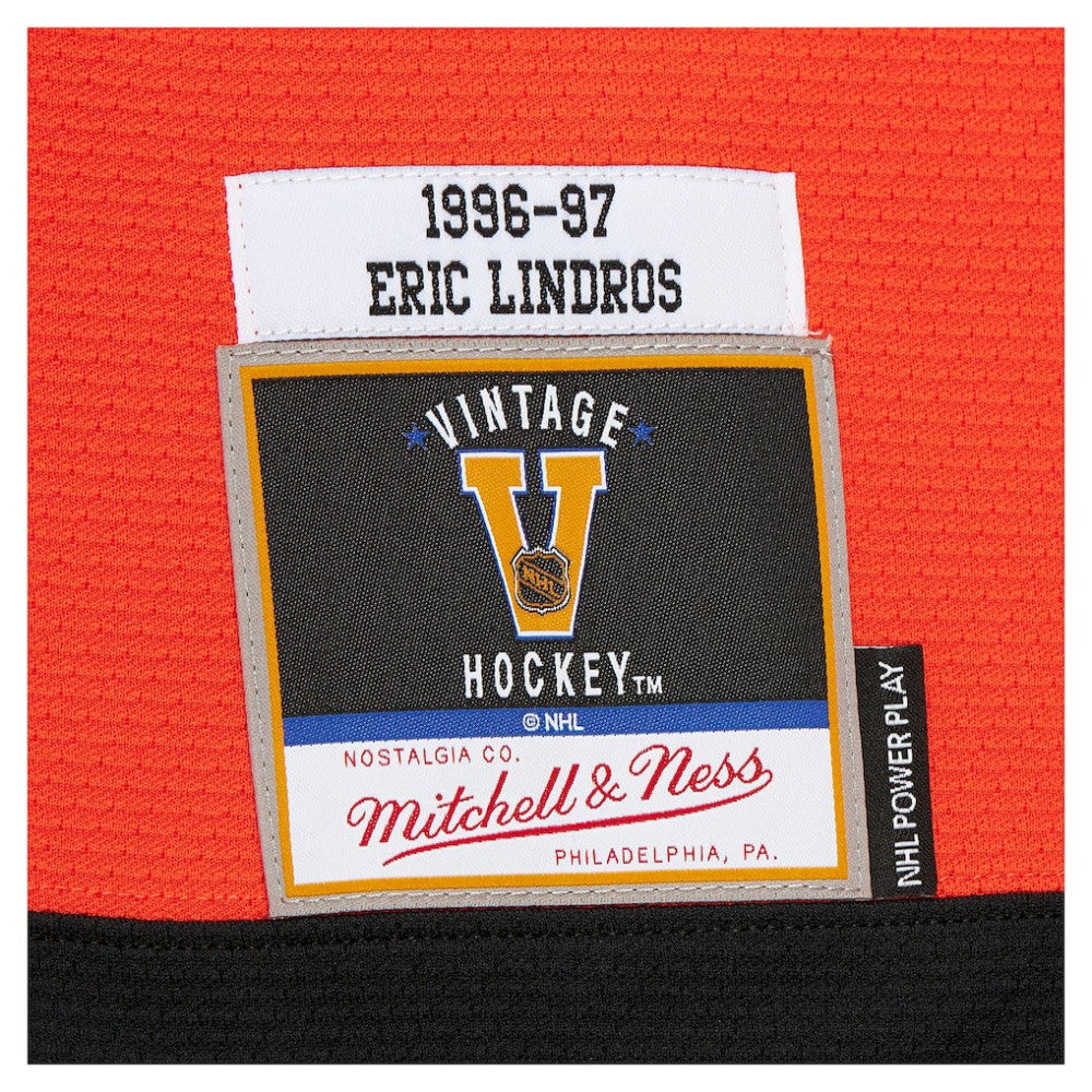 Eric Lindros Philadelphia Flyers Mitchell & Ness Big & Tall 1996-97 Blue Line 2.0 Jersey - Orange - NHL
