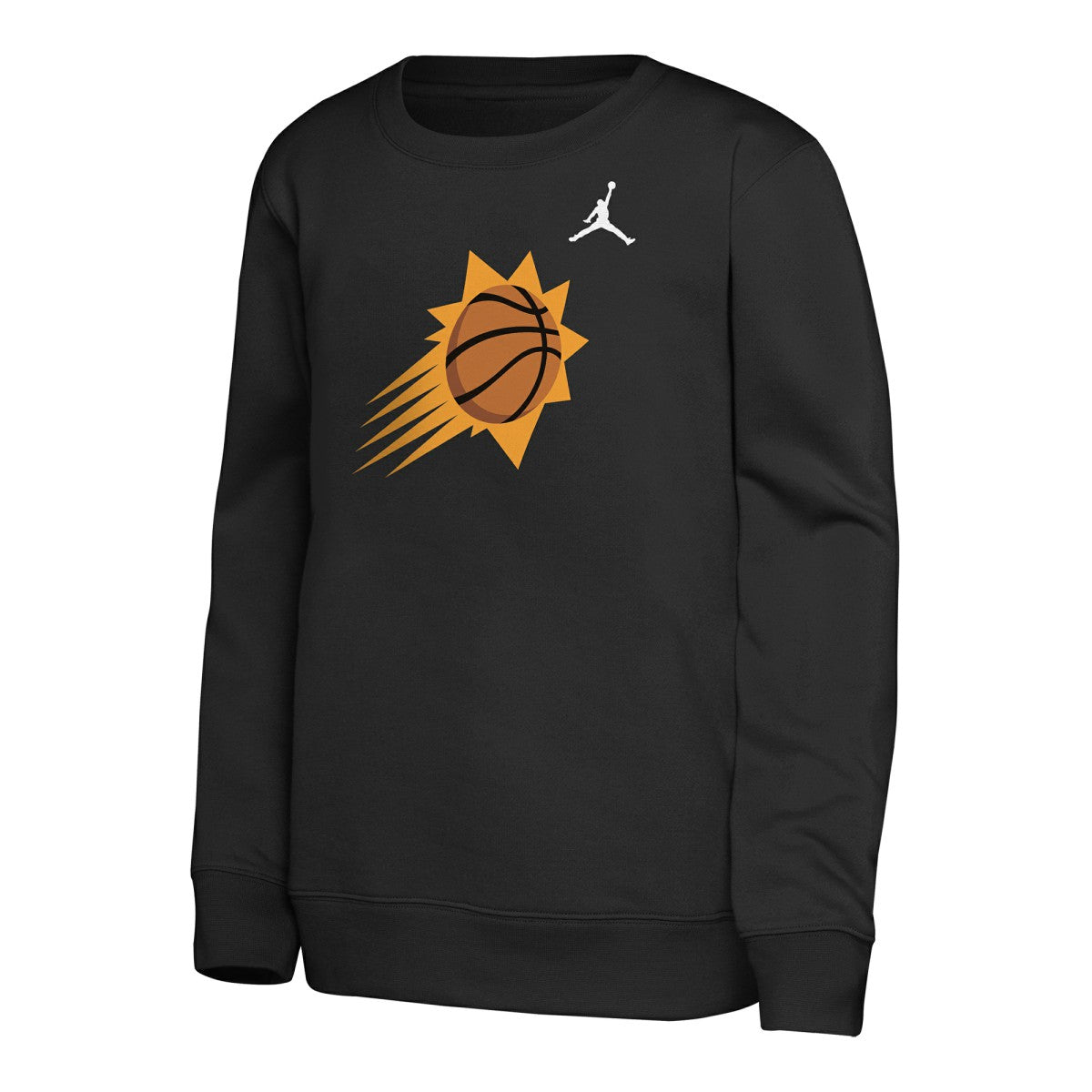 Phoenix Suns Jordan Brand Youth Courtside Statement Edition Sweatshirt Black - NBA