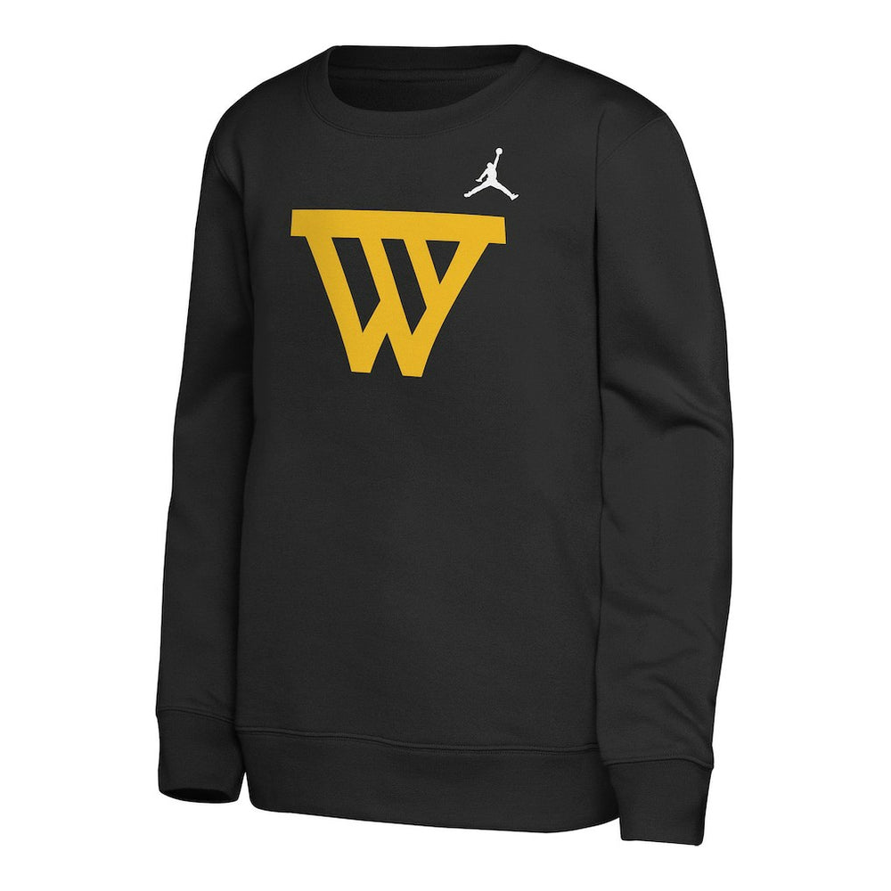 Golden State Warriors Jordan Brand Youth Courtside Statement Edition Sweatshirt Black - NBA