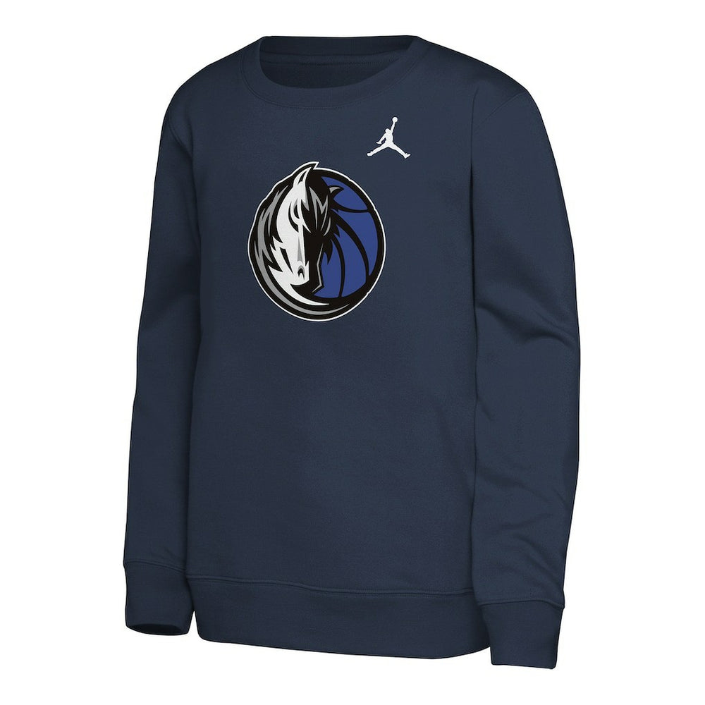 Dallas Mavericks Jordan Brand Youth Courtside Statement Edition Sweatshirt Navy - NBA