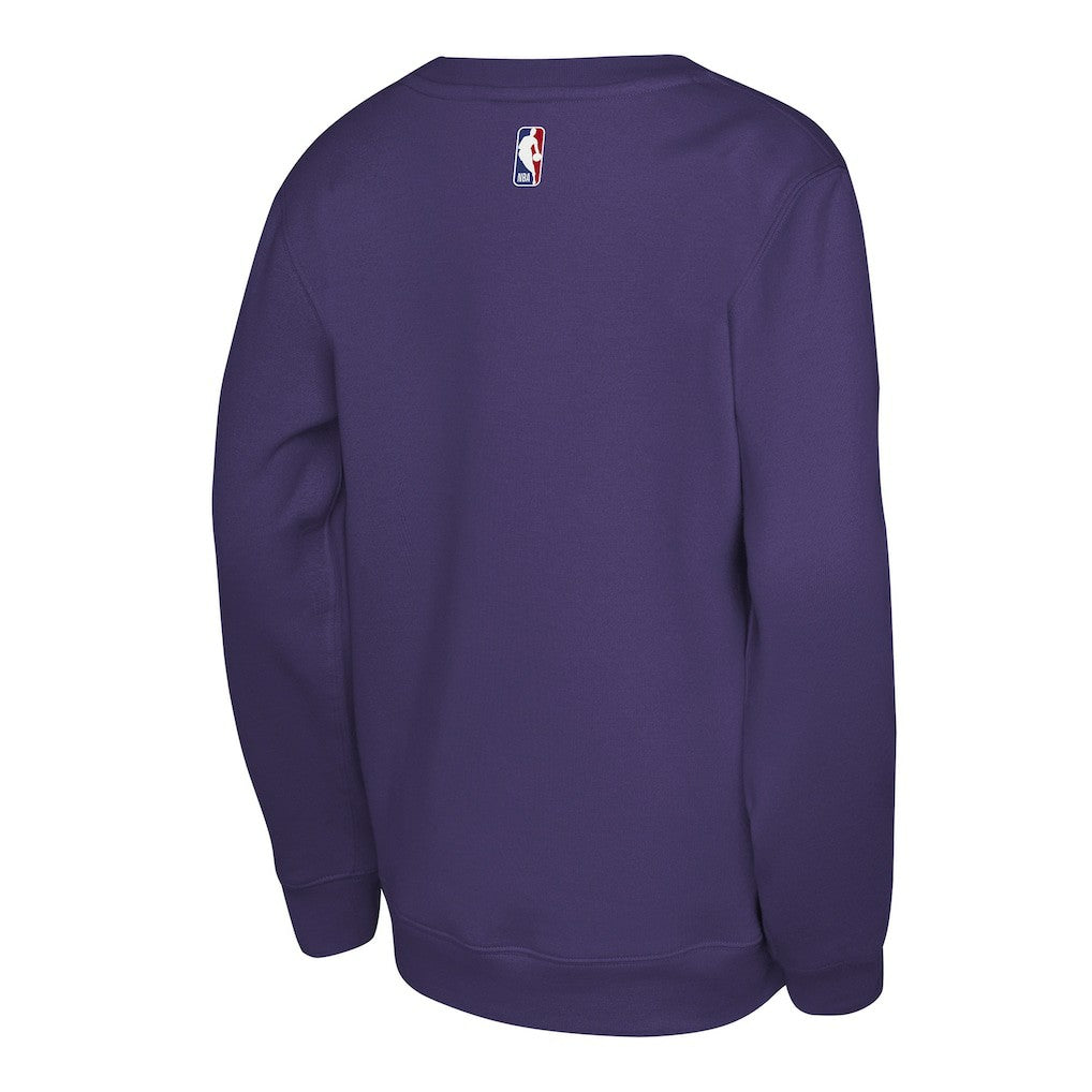 Charlotte Hornets Jordan Brand Youth Courtside Statement Edition Sweatshirt Purple - NBA