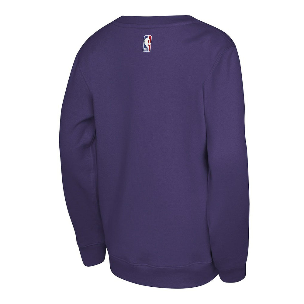 Charlotte Hornets Jordan Brand Youth Courtside Statement Edition Sweatshirt Purple - NBA