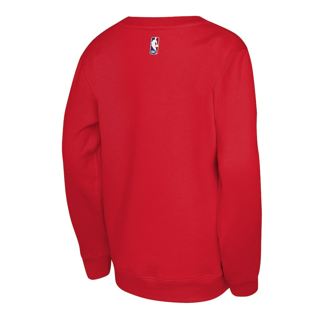 Philadelphia 76ers Jordan Brand Youth Courtside Statement Edition Sweatshirt Red - NBA