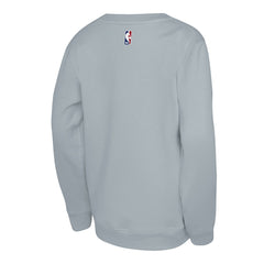 San Antonio Spurs Jordan Brand Youth Courtside Statement Edition Sweatshirt Silver - NBA