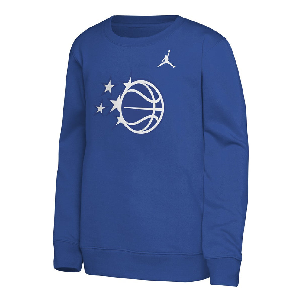 Orlando Magic Jordan Brand Youth Courtside Statement Edition Sweatshirt Royal - NBA