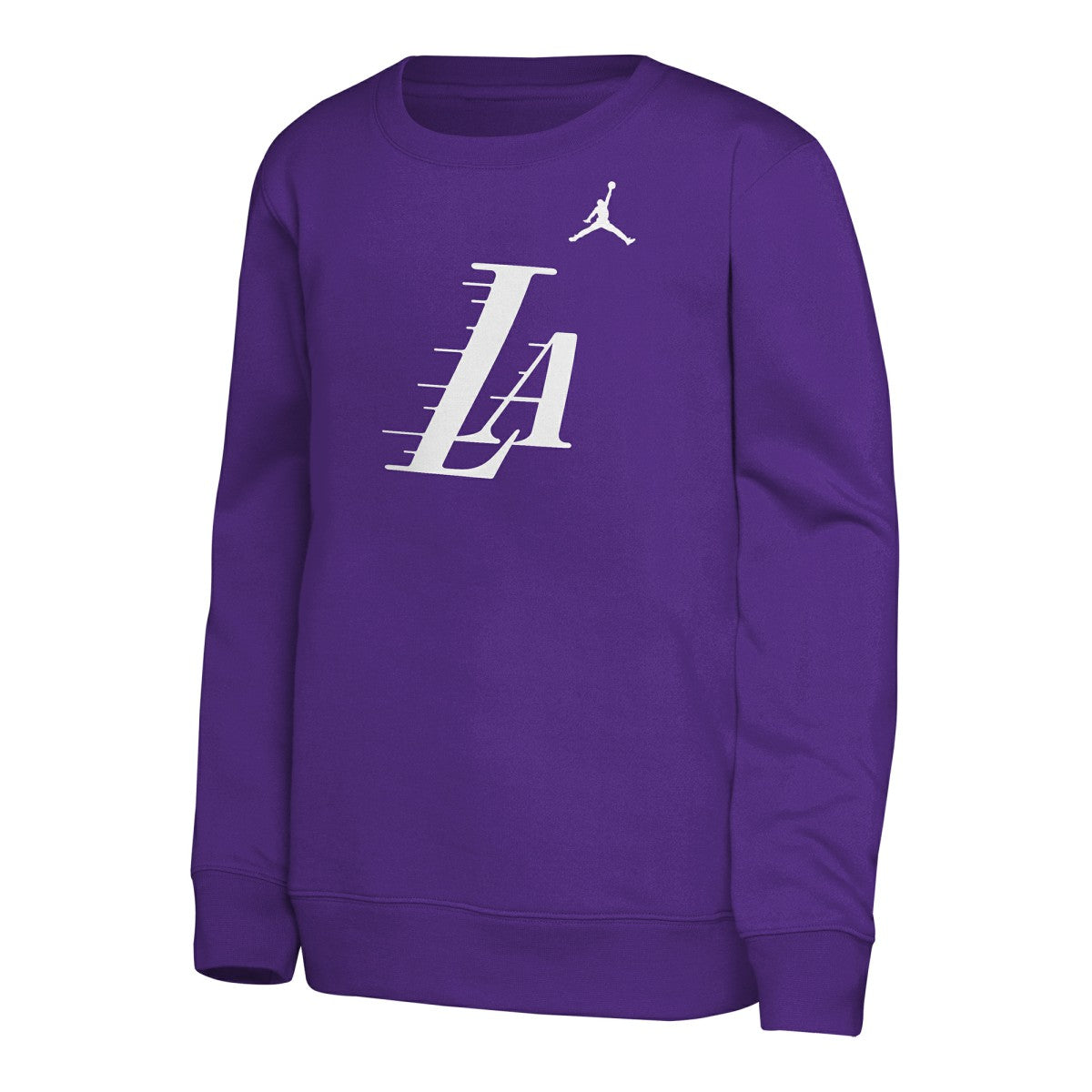 Los Angeles Lakers Jordan Brand Youth Courtside Statement Edition Sweatshirt Purple - NBA