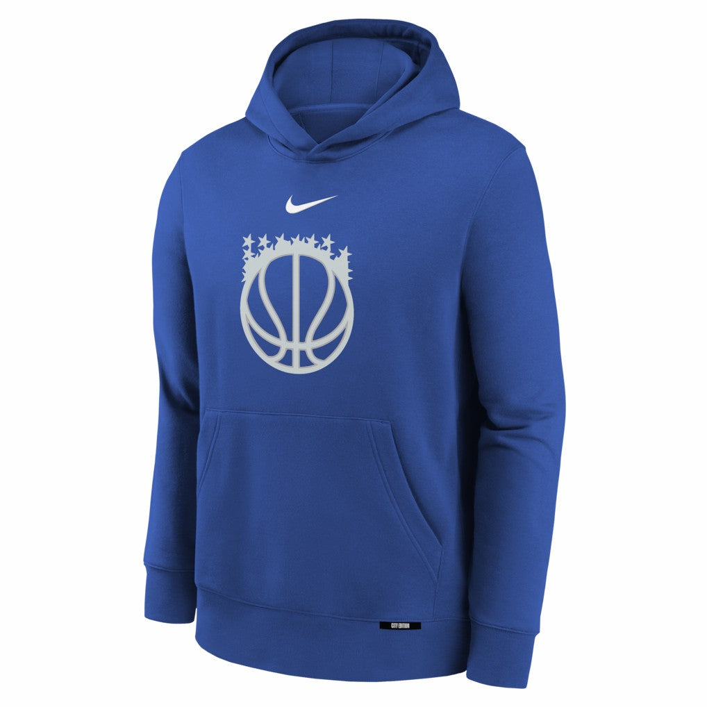 Orlando Magic Youth 2025/26 City Edition Club Fleece Pullover Hoodie Royal - NBA