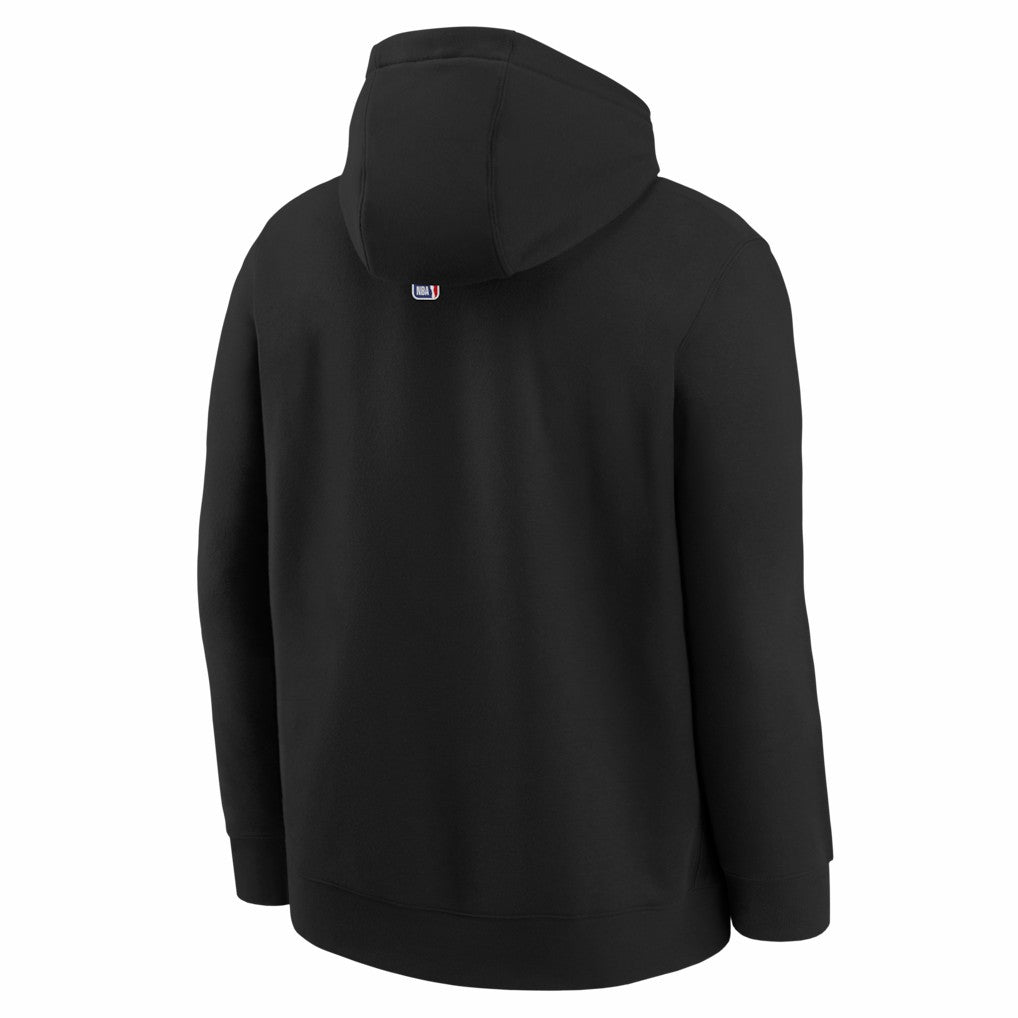 Brooklyn Nets Youth 2025/26 City Edition Club Fleece Pullover Hoodie Black - NBA