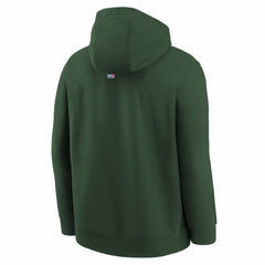 Milwaukee Bucks Youth 2025/26 City Edition Club Fleece Pullover Hoodie Hunter Green - NBA