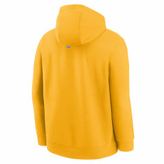 Cleveland Cavaliers Youth 2025/26 City Edition Club Fleece Pullover Hoodie Yellow - NBA