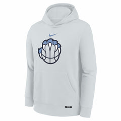 Memphis Grizzlies Youth 2025/26 City Edition Club Fleece Pullover Hoodie Silver - NBA