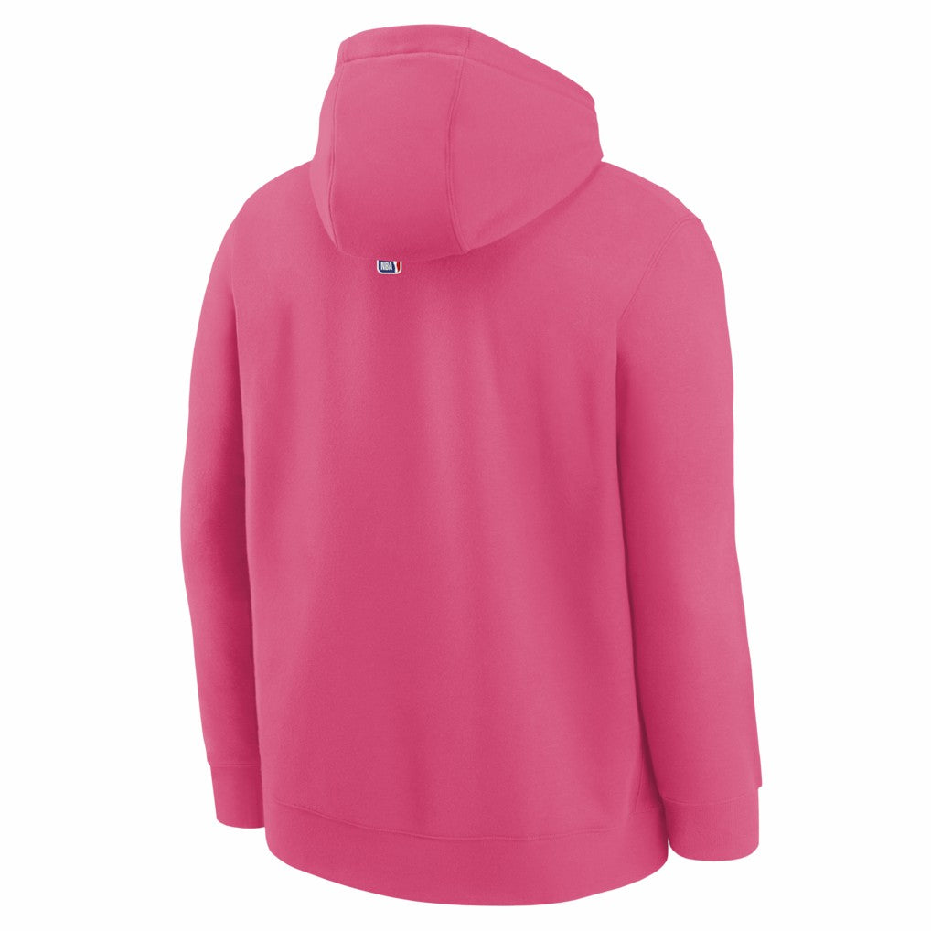 San Antonio Spurs Youth 2025/26 City Edition Club Fleece Pullover Hoodie Pink - NBA