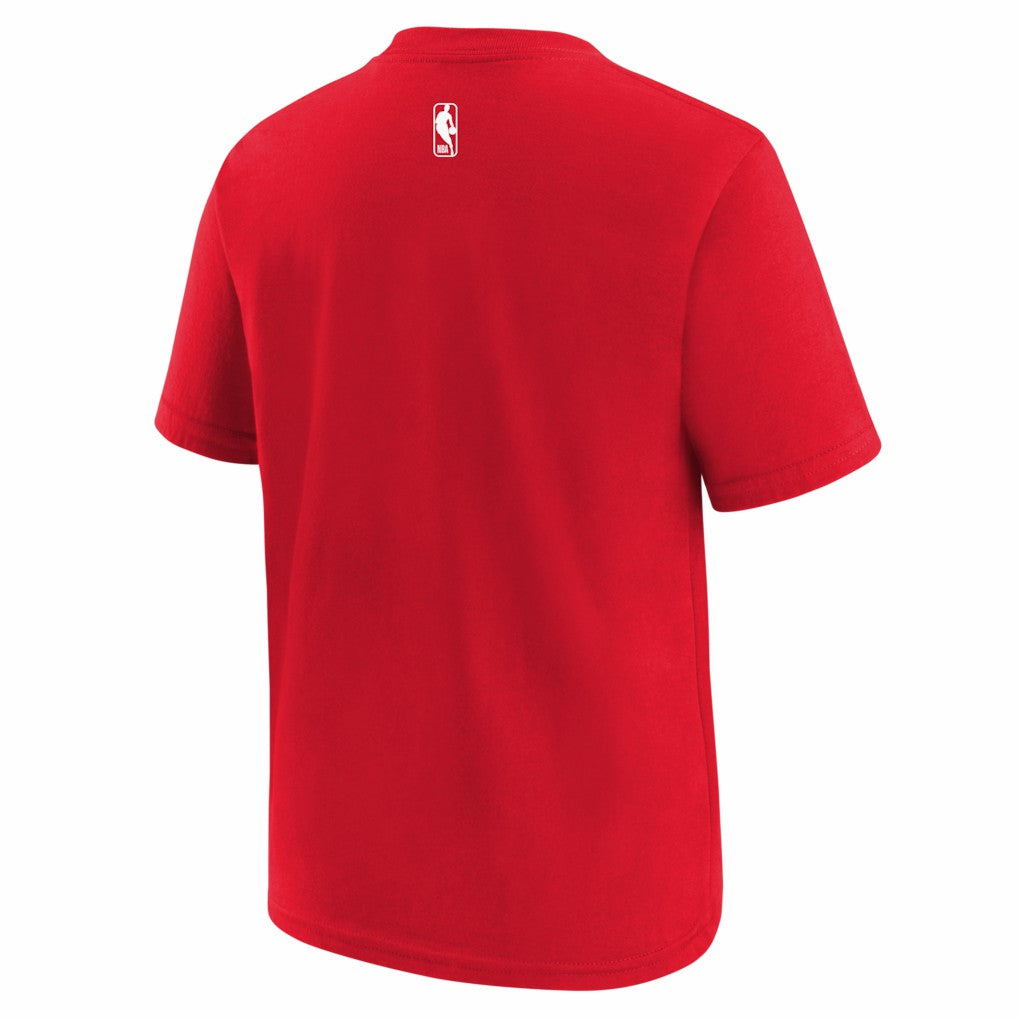 Houston Rockets Youth 2025/26 City Edition Max90 T-Shirt Red/White - NBA