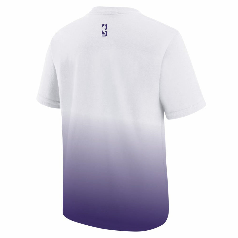 Los Angeles Lakers Youth 2025/26 City Edition Max90 T-Shirt White/Purple - NBA