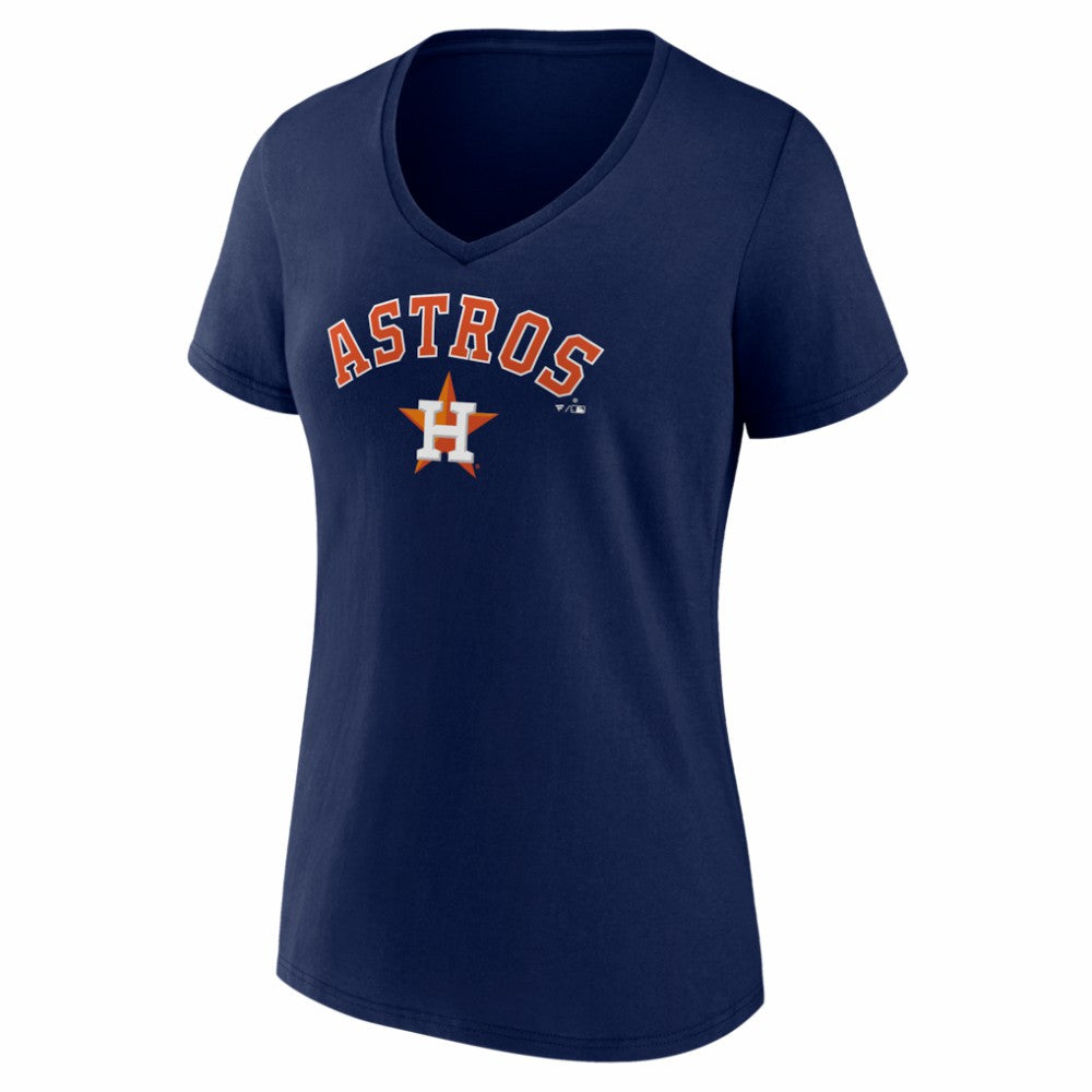 Houston Astros Women's Logo V-Neck T-Shirt - MLB