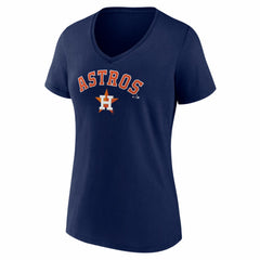 Houston Astros Women's Logo V-Neck T-Shirt - MLB