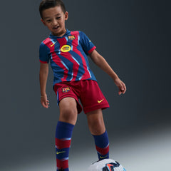 Barcelona Preschool 2025/26 Fourth Stadium Kit Set Blue/Red | Nike discount