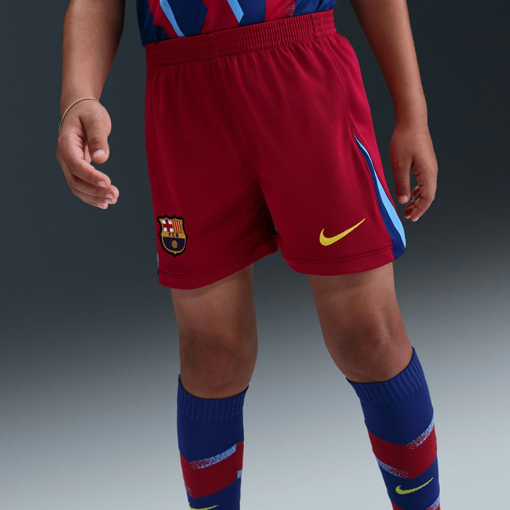 Barcelona Preschool 2025/26 Fourth Stadium Kit Set Blue/Red | Nike discount
