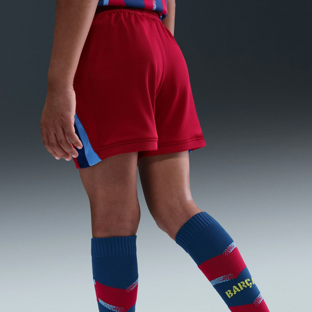 Barcelona Preschool 2025/26 Fourth Stadium Kit Set Blue/Red | Nike discount