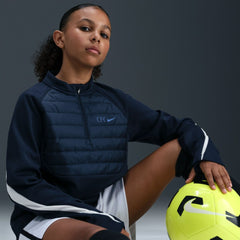 Chelsea Youth 2025/26 Academy Winter Warrior Drill Training Top Navy | Nike Sale