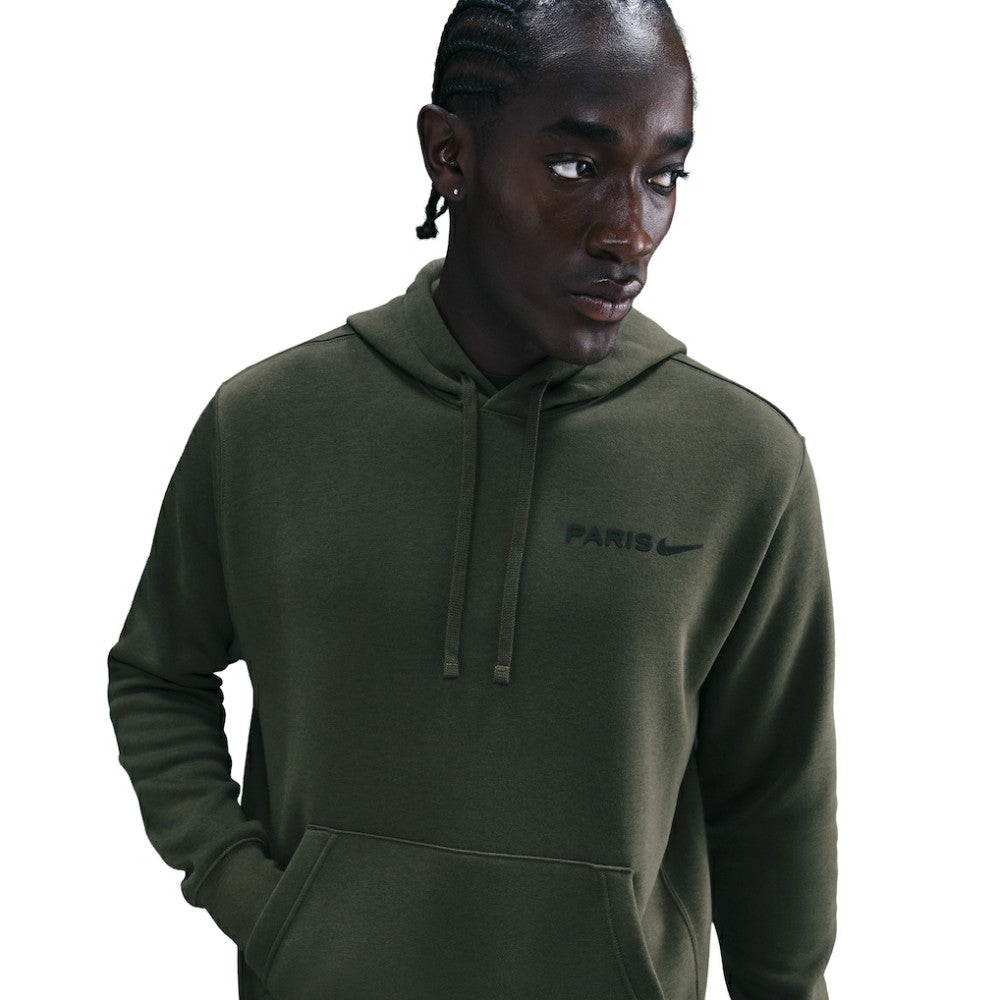 Paris Saint-Germain Club Fleece Hoodie Olive | Nike discount