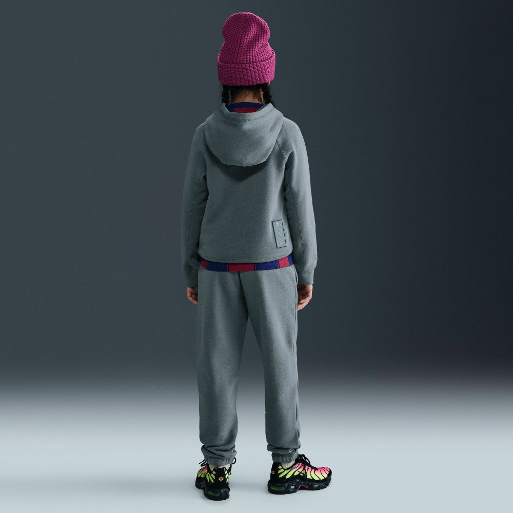 Barcelona Youth Air Raglan Hoodie Gray | Nike Online